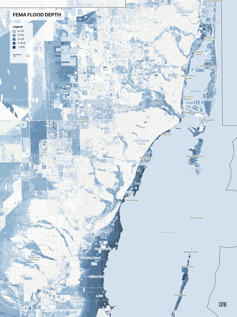 FEMA flood depth