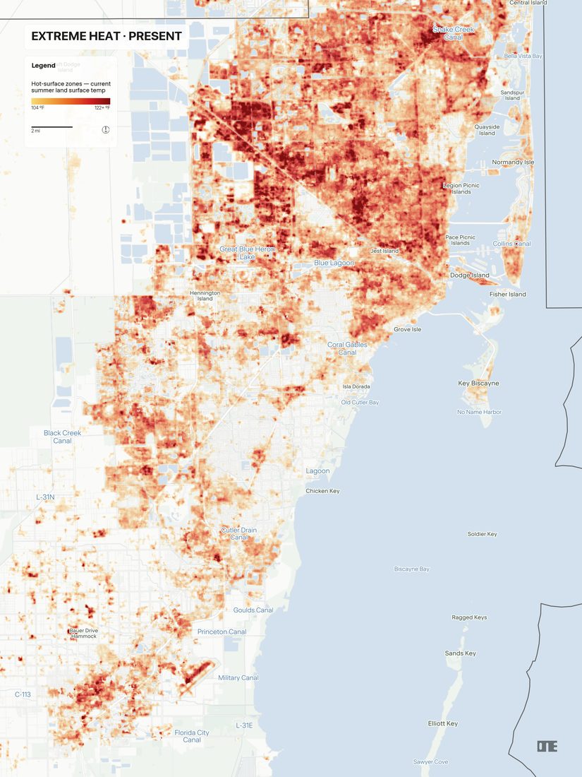 Extreme heat · present